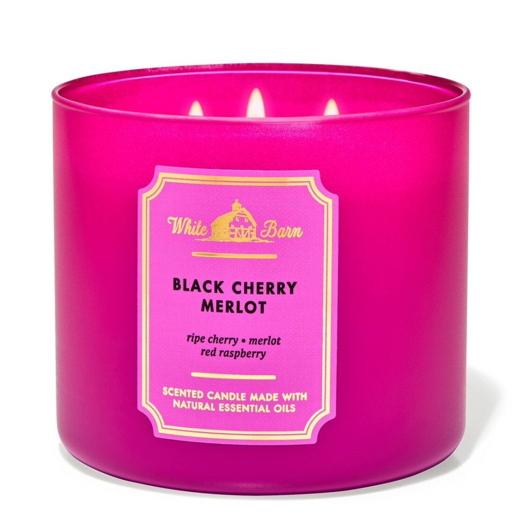 Bath & Body Works BBW candle Black Cherry Merlot